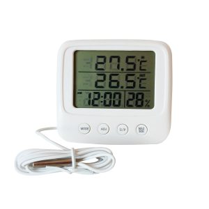 Indoor Thermometer, Household Hygrometer, Baby Room Accurate Digital Wall Mounted Mini Electronic Temperature and Humidity Monitor