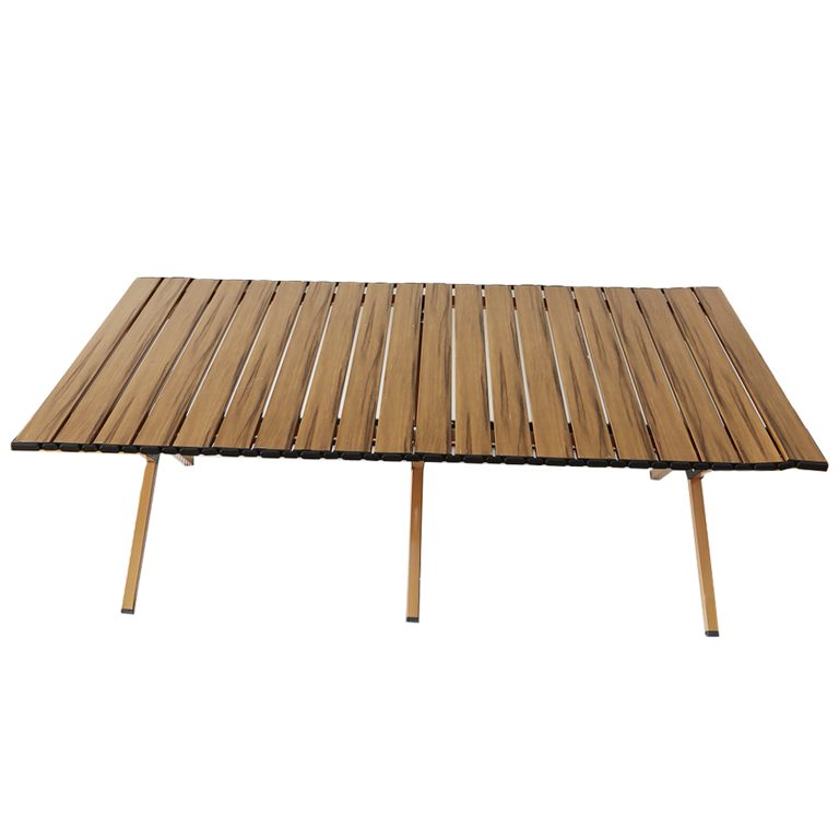 Portable Wooden Folding Table: The Essential for Outdoor Leisure – Perfect Your Every Camping Experience!