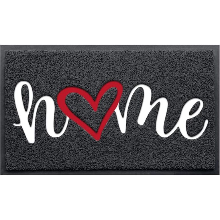 Simple and Stylish Carpet Mat, Dirt-Resistant and Non-Slip Doormat for Entryways