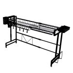 Countertop Household Kitchen Multi-functional Sink Drainer Storage Rack, Dishware Utensil Holder with Knife and Cutting Board Storage