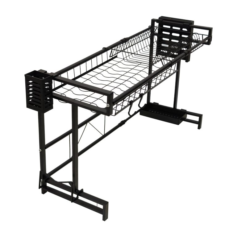 A Must-Have for Small Kitchens! 【2-Tier Dish Rack】– Saves Space, Holds More!