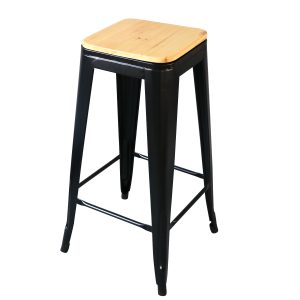 Factory Stock Metal Stool, Iron High Stool, Bar Stool for Restaurants and Pubs, Metal Bar Stool