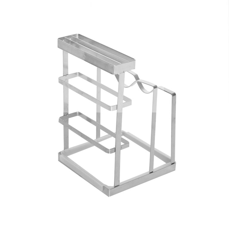Exported Pot Lid and Knife Holder: China-Export Aluminum Alloy Knife Holder with Drying Rack