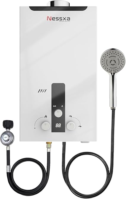 Gas Water Heater for Home Use, Low Water Pressure, Forced Exhaust, Balanced Type, Constant Temperature, Natural Gas, LPG, Instant Heating