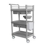 灰色三层+2抽屉+垃圾桶+盆 (1)