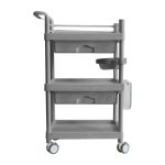 灰色三层+2抽屉+垃圾桶+盆 (2)