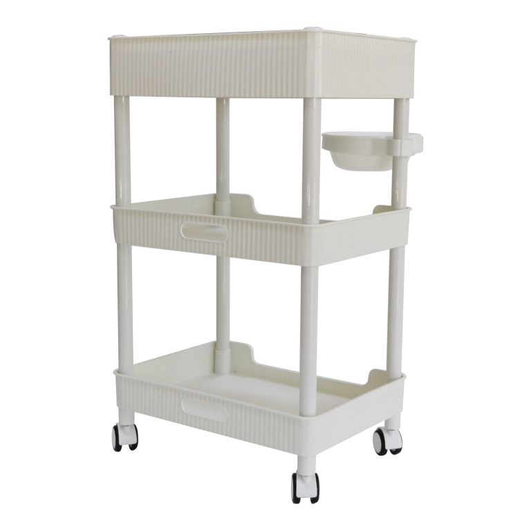 【Practical & Stylish 3-Tier Rolling Bedside Cart 】— Wholesale Price on Any Order!