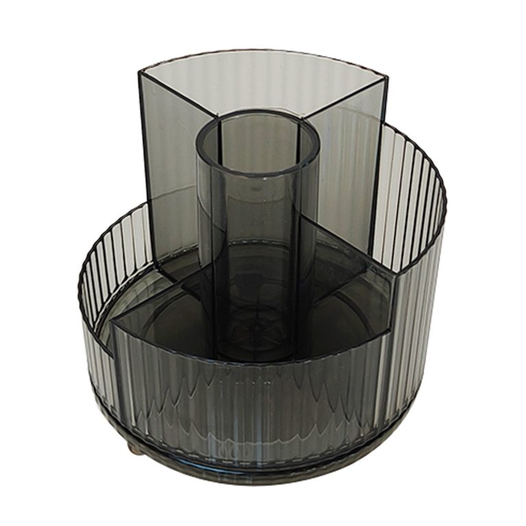 【Rotating Makeup Organizer】: The Essential Storage Solution for a Refined Makeup Collection